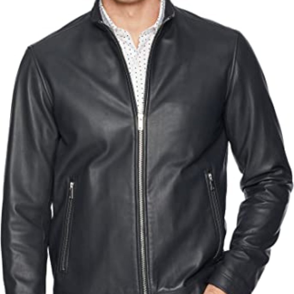 Theory Men’s Morvek Leather Jacket